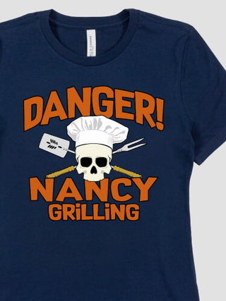 Danger Grilling : Premium Ladies T-Shirts