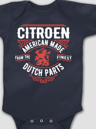 Dutch Parts : Printed Baby Bodysuits