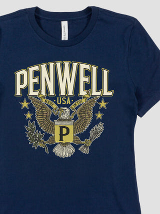 Eagle Monogram : Premium Ladies T-Shirts