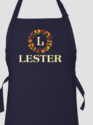 Fall Monogram : Printed Aprons