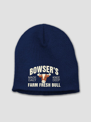 Farm Fresh Bull : Embroidered Beanies