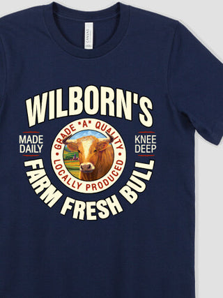 Farm Fresh Bull : Printed T-Shirts
