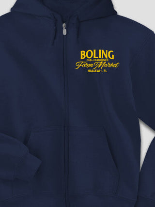 Farm Market : Embroidered Zip Hoodies