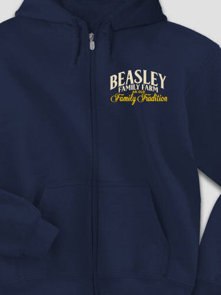 Farming Family Tradition : Embroidered Zip Hoodies