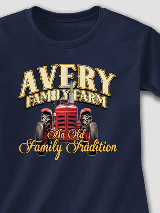 Farming Family Tradition : Adult Ladies Fitted T-Shirt