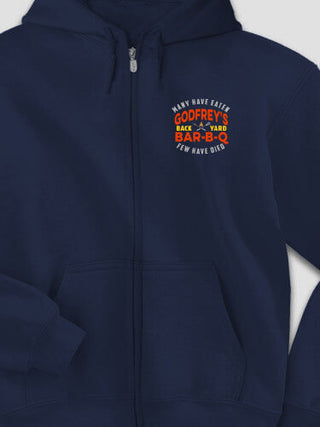 Few Have Died BBQ : Embroidered Zip Hoodies
