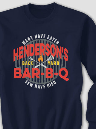 Few Have Died BBQ : Printed Sweatshirts