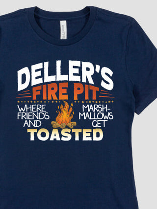 Fire Pit : Premium Ladies T-Shirts