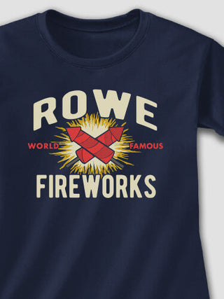 Fireworks : Adult Ladies Fitted T-Shirt