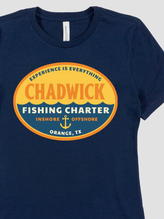 Fishing Charter : Premium Ladies T-Shirts