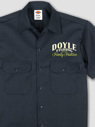 Fishing Family Tradition : Embroidered Work Shirts