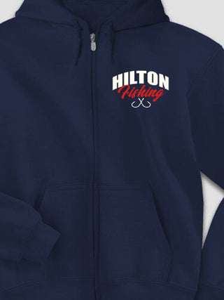 Fishing : Embroidered Zip Hoodies