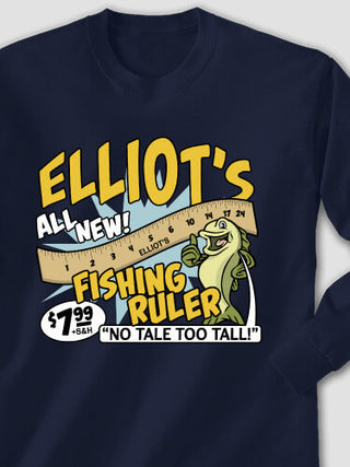 Fishing Ruler : Printed Long Sleeves