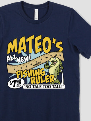 Fishing Ruler : Printed T-Shirts