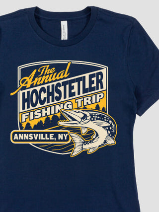Fishing Trip : Premium Ladies T-Shirts