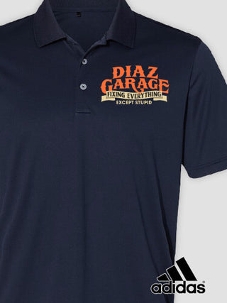 Fixing Everything Garage : Embroidered Adidas&reg; Polo Shirts