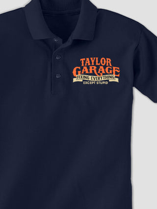 Fixing Everything Garage : Embroidered Polo Shirts