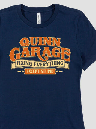 Fixing Everything Garage : Premium Ladies T-Shirts