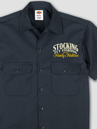 Fly Fishing Family Tradition : Embroidered Work Shirts