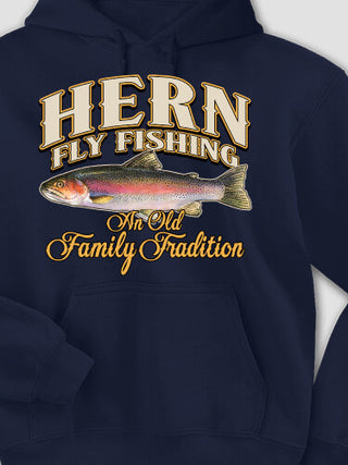 Fly Fishing Family Tradition : Printed Hoodies
