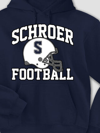 Football Helmet : Printed Hoodies