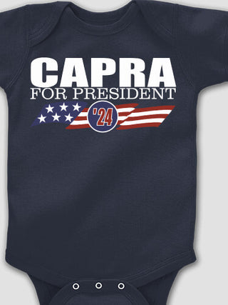 For President : Printed Baby Bodysuits