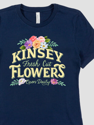 Fresh Cut Flowers : Premium Ladies T-Shirts