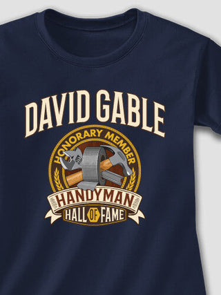 Handyman Hall Of Fame : Adult Ladies Fitted T-Shirt