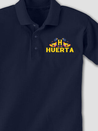 Hispanic Monogram : Embroidered Polo Shirts