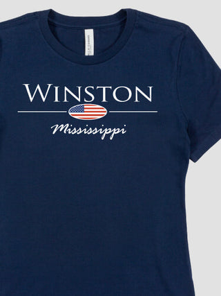 Hometown Flag : Premium Ladies T-Shirts