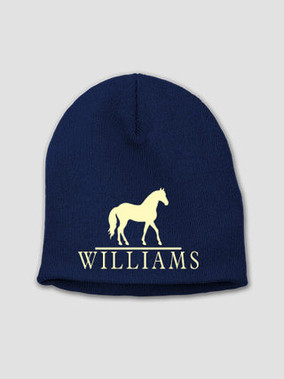 Horse : Embroidered Beanies