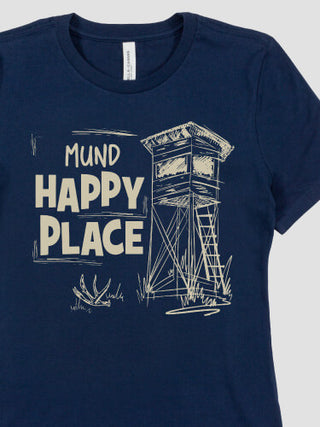 Hunting Happy Place : Premium Ladies T-Shirts