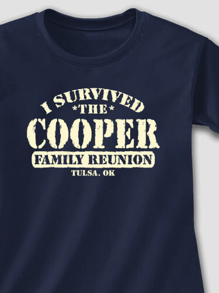 I Survived Reunion : Printed T-Shirts