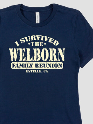 I Survived Reunion : Premium Ladies T-Shirts