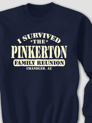 I Survived Reunion : Printed Sweatshirts