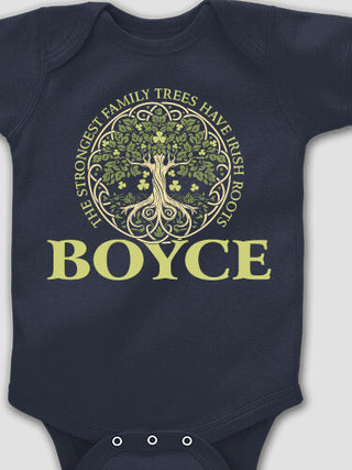 Irish Roots : Printed Baby Bodysuits