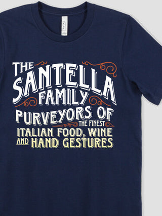 Italian Hand Gestures : Printed T-Shirts