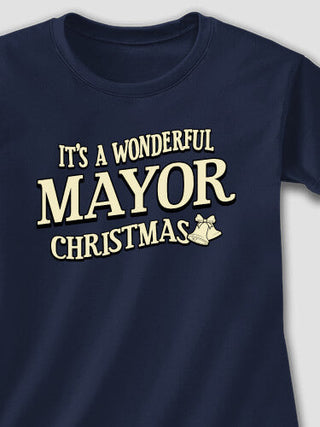 It's A Wonderful Christmas : Adult Ladies Fitted T-Shirt