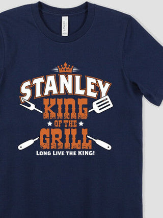 King of the Grill : Premium Printed T-Shirts