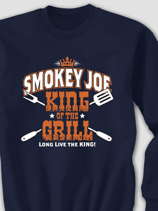 King of the Grill : Printed Sweatshirts