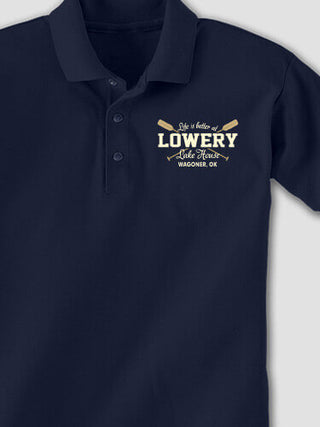 Lake House : Embroidered Polo Shirts