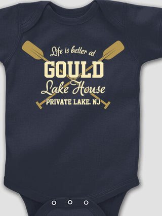 Lake House : Printed Baby Bodysuits