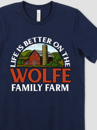 Life Is Better Farm : Premium Printed T-Shirts
