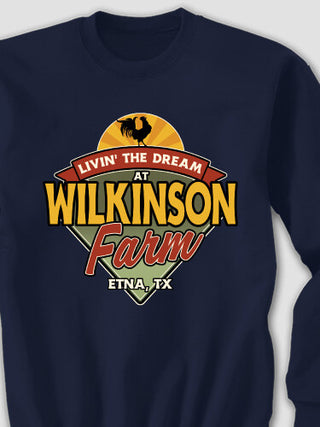 Livin' The Dream Farm : Printed Sweatshirts