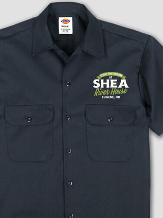 Livin' The Dream River House : Embroidered Work Shirts