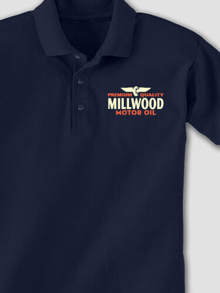 Motor Oil : Embroidered Polo Shirts