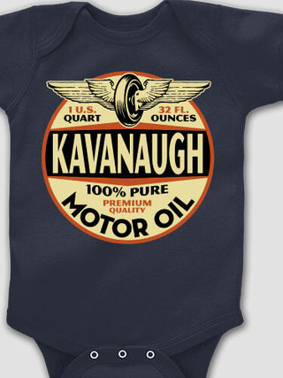 Motor Oil : Printed Baby Bodysuits