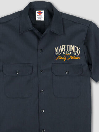 Motorcycle Family Tradition : Embroidered Work Shirts