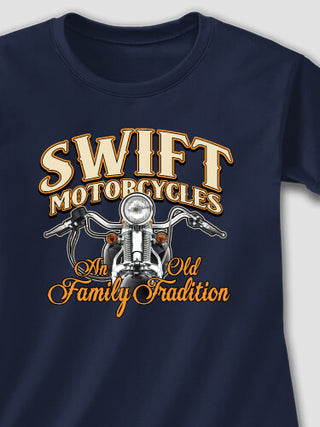 Motorcycle Family Tradition : Printed T-Shirts