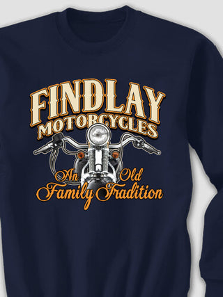 Motorcycle Family Tradition : Printed Sweatshirts